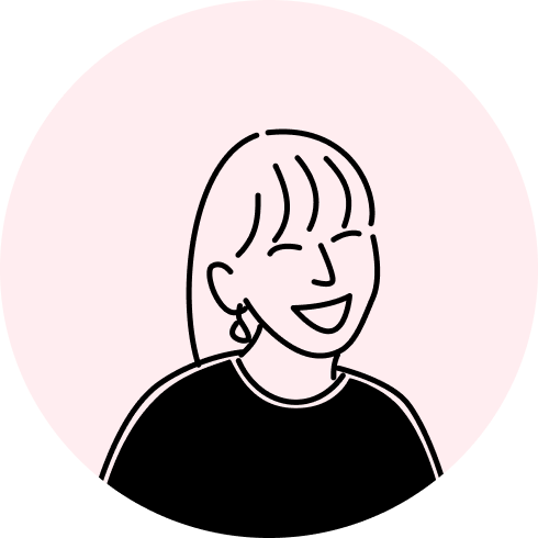 くわじゅんなの顔イラスト